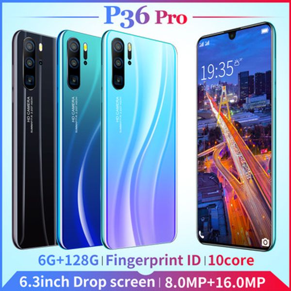 2019 face recognition smartphone 6+128 gb large memory mobile smartphone p36 pro with 6.3 inch full screen smartphone 4g dual camera
2019 face recognition smartphone 6+128 gb large memory mobile smartphone p36 pro with 6.3 inch full screen smartphone 4g dual camera