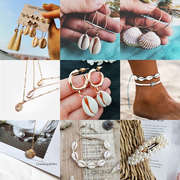pearl sea shell earrings for women gold color trendy metal shell cowrie statement dangle earrings 2019 new summer beach jewelry, Silver
pearl sea shell earrings for women gold color trendy metal shell cowrie statement dangle earrings 2019 new summer beach jewelry, Silver