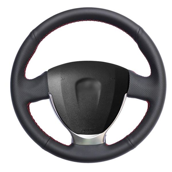 black artificial leather hand-stitched car steering wheel cover for lada granta 2018-2019 kalina 2 priora 2 2013-2018
black artificial leather hand-stitched car steering wheel cover for lada granta 2018-2019 kalina 2 priora 2 2013-2018