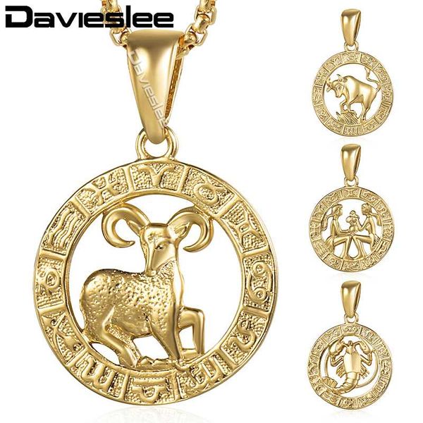 davieslee womens men's pendant necklaces 12 horoscope zodiac sign gold aries leo dropshipping 12 constellations jewelry lgpm24, Silver
davieslee womens men's pendant necklaces 12 horoscope zodiac sign gold aries leo dropshipping 12 constellations jewelry lgpm24, Silver