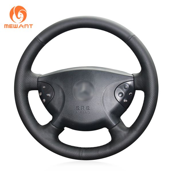 mewant black artificial leather car steering wheel cover for - w210 e240 e63 e320 e280 2002-2005
mewant black artificial leather car steering wheel cover for - w210 e240 e63 e320 e280 2002-2005