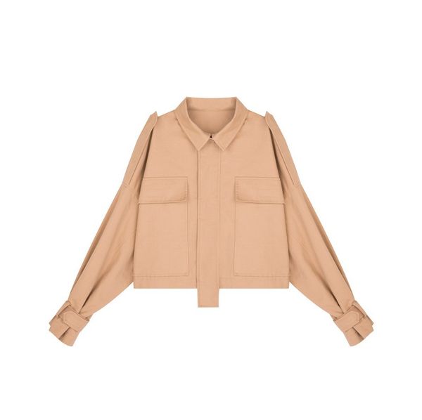 women's jackets fashion womens two color short tooling windbreaker lapel long sleeved lantern sleeve pocket jacket clothes, Black;brown
women's jackets fashion womens two color short tooling windbreaker lapel long sleeved lantern sleeve pocket jacket clothes, Black;brown