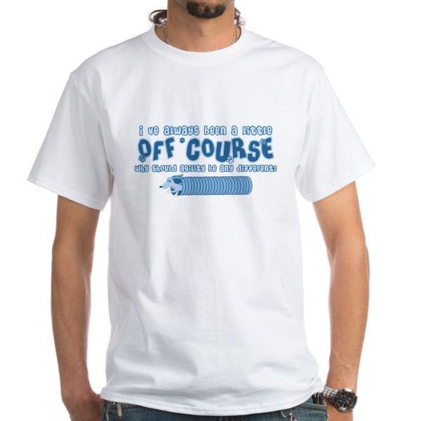 off course t-shirt funny, White;black
off course t-shirt funny, White;black