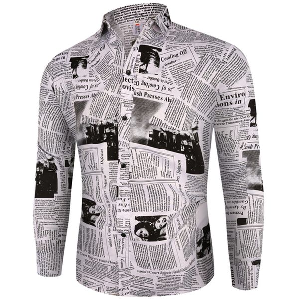 2020 spring and autumn fashion new men's casual long sleeve guaranteed printed shirt / men's slim letter floral flower shirt, White;black
2020 spring and autumn fashion new men's casual long sleeve guaranteed printed shirt / men's slim letter floral flower shirt, White;black