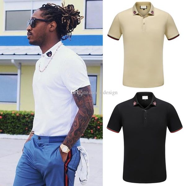 2020 new polos man angry cat embroidery collar trim fit polo shirt men slim fitness cotton short sleeves male, White;black
2020 new polos man angry cat embroidery collar trim fit polo shirt men slim fitness cotton short sleeves male, White;black