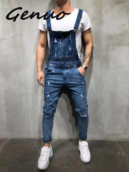 genuo men ripped cargo jeans jumpsuits distressed denim bib pants overalls man slim knee ripped suspender pants plus size s-xxxl, Blue
genuo men ripped cargo jeans jumpsuits distressed denim bib pants overalls man slim knee ripped suspender pants plus size s-xxxl, Blue