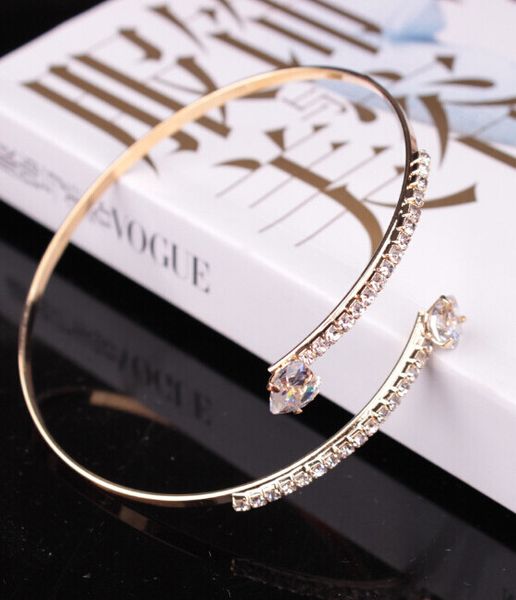 lady elegant crystal angel wings zircon love hearts bangle bracelet adjustable, Black
lady elegant crystal angel wings zircon love hearts bangle bracelet adjustable, Black