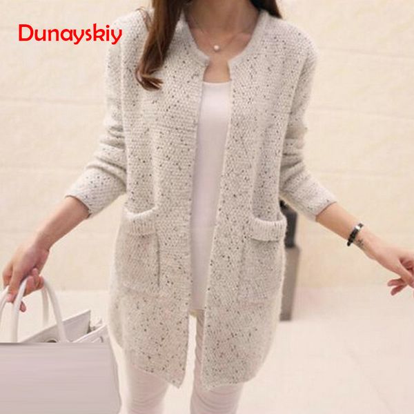 women spring autumn long cardigan sweater coat female 2019 fashion long sleeve crochet girl knitted jacket, White
women spring autumn long cardigan sweater coat female 2019 fashion long sleeve crochet girl knitted jacket, White