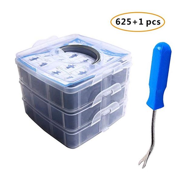 625 pcs fastener clips with removal tool mixed car fasteners door trim panel auto bumper rivet push engine cover fender
625 pcs fastener clips with removal tool mixed car fasteners door trim panel auto bumper rivet push engine cover fender