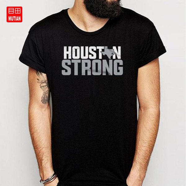 houston strong t shirt, White;black