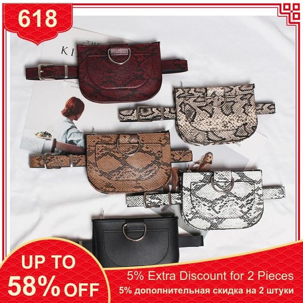 serpentine women waist pack pu leahter waist bag famal fashion snake skin belt female purse chic ins 2020
serpentine women waist pack pu leahter waist bag famal fashion snake skin belt female purse chic ins 2020