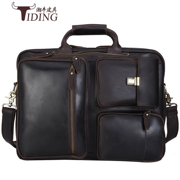 17" lapbags men briefcase large capacity travel business vintage hand tote bag shoulder crossbody briefcases big bags male
17" lapbags men briefcase large capacity travel business vintage hand tote bag shoulder crossbody briefcases big bags male