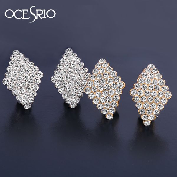 2019 rhinestones clip earrings for women without piercing gold sliver wedding clip on earrings crystal fashion jewelry ers-q46, Silver
2019 rhinestones clip earrings for women without piercing gold sliver wedding clip on earrings crystal fashion jewelry ers-q46, Silver