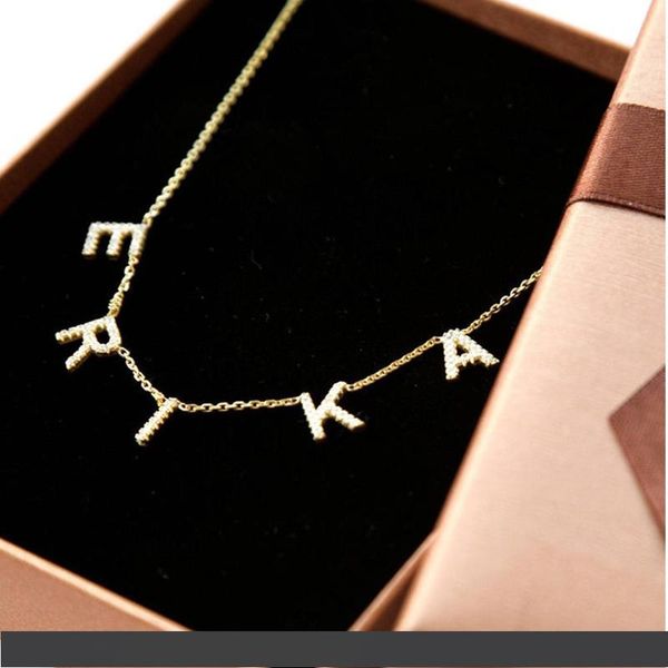 lateefah crystal pendant custom name pendant necklace personalise zircon letter necklace for women jewelry gift dropshipping, Silver
lateefah crystal pendant custom name pendant necklace personalise zircon letter necklace for women jewelry gift dropshipping, Silver