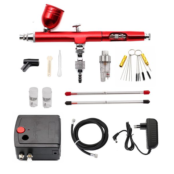 dual-action airbrush compressor kit air brush paint gun cleaning tool makeup nail paint spray gun tattoo body car
dual-action airbrush compressor kit air brush paint gun cleaning tool makeup nail paint spray gun tattoo body car