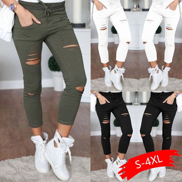 2020 new ripped jeans for women women big size ripped trousers stretch pencil pants leggings jeans, Blue
2020 new ripped jeans for women women big size ripped trousers stretch pencil pants leggings jeans, Blue