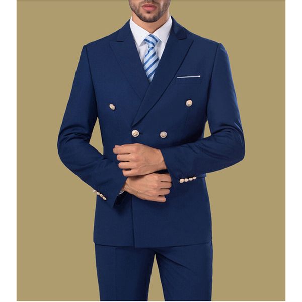 double breasted formal suits royal blue mens suits 3 pieces groomsman suit wedding party men suit (jacket+pants+tie, White;black
double breasted formal suits royal blue mens suits 3 pieces groomsman suit wedding party men suit (jacket+pants+tie, White;black