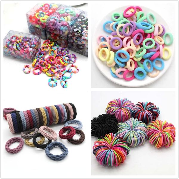 50/100pc children lovely elastic hair bands ponytail holder rubber bands scrunchie kids fashion girls hair accessories headwear, Slivery;white
50/100pc children lovely elastic hair bands ponytail holder rubber bands scrunchie kids fashion girls hair accessories headwear, Slivery;white