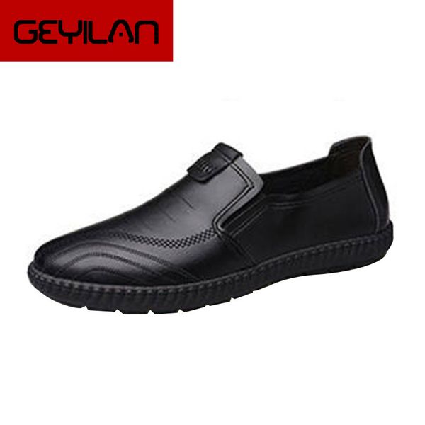2019 classic comfortable men casual shoes loafers men shoes quality split leather flats leather casual, Black
2019 classic comfortable men casual shoes loafers men shoes quality split leather flats leather casual, Black
