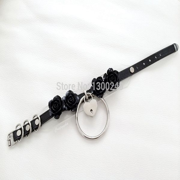 dark round & sweet heart lock & key rivet flower necklaces faux leather 100% handmade punk necklace ing, Silver
dark round & sweet heart lock & key rivet flower necklaces faux leather 100% handmade punk necklace ing, Silver
