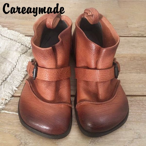 careaymade-sen's vintage handsome belt buckle with soft real leather cover feet comfortable versatile women's single shoes, Black
careaymade-sen's vintage handsome belt buckle with soft real leather cover feet comfortable versatile women's single shoes, Black
