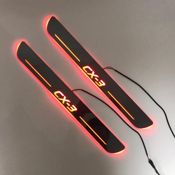 acrylic door sill plate strip with led decorative welcome light moving door scuff for cx-3
acrylic door sill plate strip with led decorative welcome light moving door scuff for cx-3