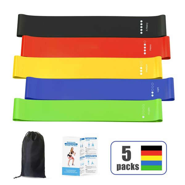 5 packs outdoors sport yoga resistance bands tension fitness resistance band elastic band tension ring with natural latex rally
5 packs outdoors sport yoga resistance bands tension fitness resistance band elastic band tension ring with natural latex rally
