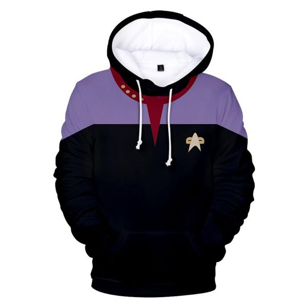 star cosplay trek: picard hoodie sweatshirt pullover print hooded jacket coat, Black
star cosplay trek: picard hoodie sweatshirt pullover print hooded jacket coat, Black