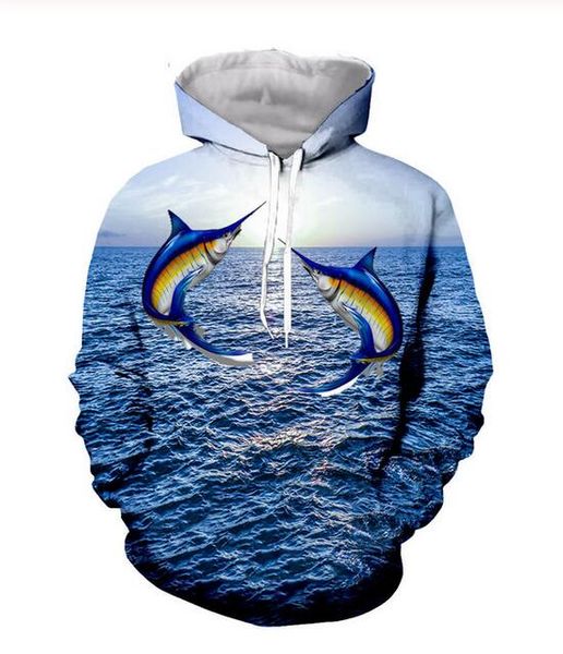 wholesale-new fashion cool sweatshirt hoodies 3d print mens womens casual blue sword fish style streetwear clothes k0255, Black 
wholesale-new fashion cool sweatshirt hoodies 3d print mens womens casual blue sword fish style streetwear clothes k0255, Black