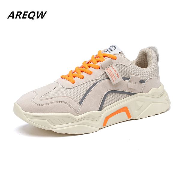 2019 spring and autumn harajuku style sports shoes men's breathable mesh comfortable casual shoes fashion men's, Black