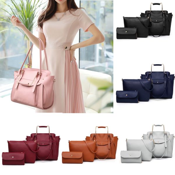 2019 fashion ladies hand bags shoulder bags for women's trend three-piece solid leather designer bag handbag sac main femme
2019 fashion ladies hand bags shoulder bags for women's trend three-piece solid leather designer bag handbag sac main femme