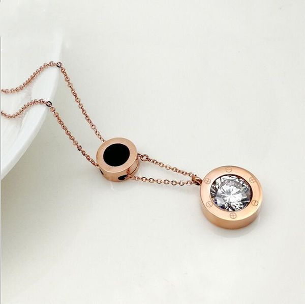designer hip hop stainless steel diamond inlaid rose gold titanium steel necklace pendant jewelry fashion personality round pendant necklace, Silver
designer hip hop stainless steel diamond inlaid rose gold titanium steel necklace pendant jewelry fashion personality round pendant necklace, Silver