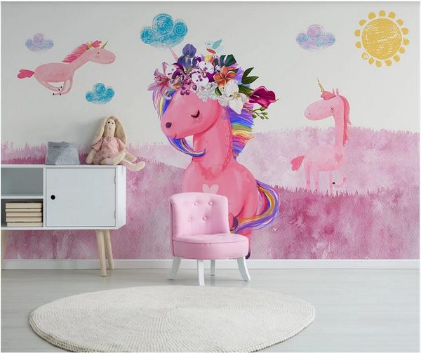3d wallpaper custom p mural nordic modern simple hand-painted pink unicorn children room background wall home decor wall art pictures
3d wallpaper custom p mural nordic modern simple hand-painted pink unicorn children room background wall home decor wall art pictures