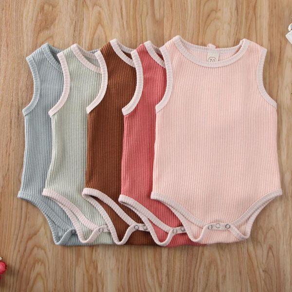 2020 toddler infant baby boy girl bodysuit summer sleeveless solid clothes sleeveless round neck jumpsuit cotton playsuit outfit, Blue
2020 toddler infant baby boy girl bodysuit summer sleeveless solid clothes sleeveless round neck jumpsuit cotton playsuit outfit, Blue