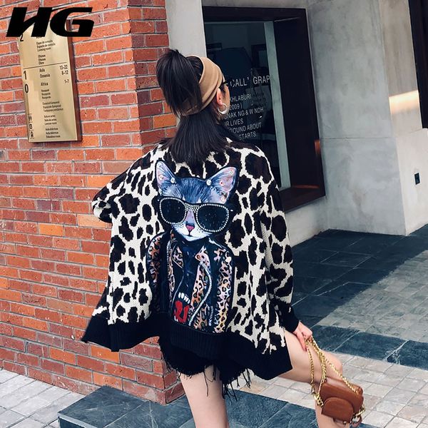 hg streetwear tide brand pu сращивание leopard свитер патч печать кардиган женщина мультфильм трикотаж мода осень одежда xj2156, White
hg streetwear tide brand pu сращивание leopard свитер патч печать кардиган женщина мультфильм трикотаж мода осень одежда xj2156, White