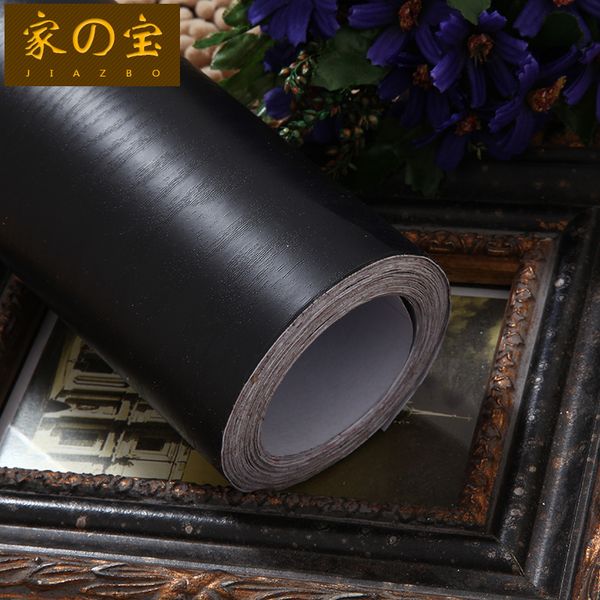 pure black wood grain self-adhesive wallpaper boeing film furniture renovation sticker cabinet renovation sticker pvc
pure black wood grain self-adhesive wallpaper boeing film furniture renovation sticker cabinet renovation sticker pvc
