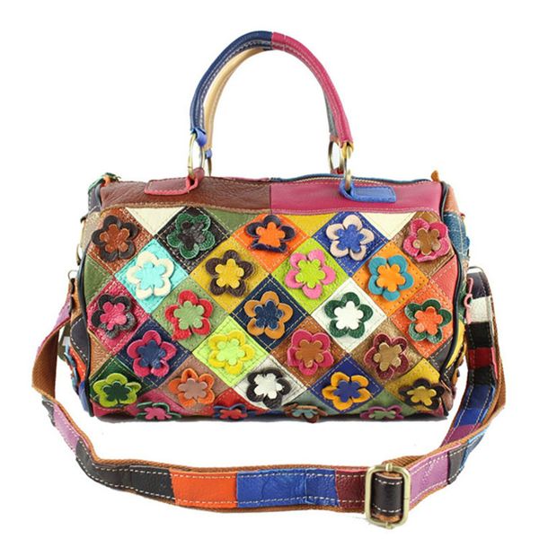 genuine leather handbags multicolor patchwork bag women cow leather crossbody shoulder bag contrast color matching flower
genuine leather handbags multicolor patchwork bag women cow leather crossbody shoulder bag contrast color matching flower