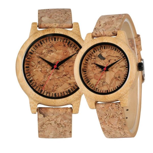 crack corkwood pattern wood watches for lovers simple creative genuine leather wooden men watch casual women's wood clock gifts, Slivery;brown
crack corkwood pattern wood watches for lovers simple creative genuine leather wooden men watch casual women's wood clock gifts, Slivery;brown