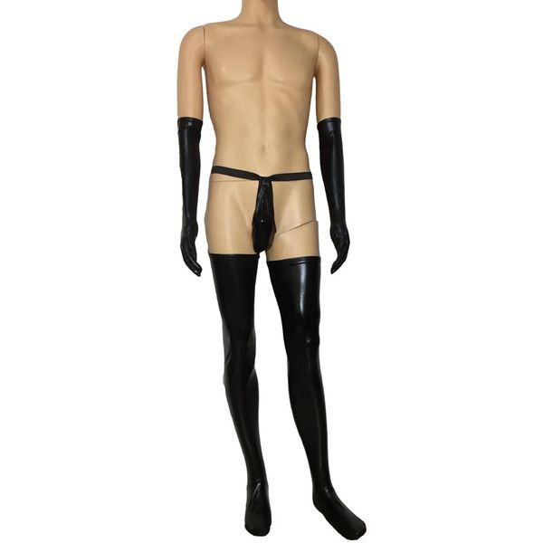 bras sets male wet look shiny long gloves, thigh high stockings and g-string lingerie set sissy gay fetish costume, Red;black
bras sets male wet look shiny long gloves, thigh high stockings and g-string lingerie set sissy gay fetish costume, Red;black
