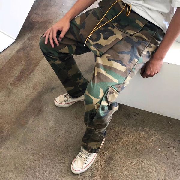 multi-pocket camouflage pants large pocket buckle drawstring cargo overalls men loose hip hop rhude pant new arrival, Black
multi-pocket camouflage pants large pocket buckle drawstring cargo overalls men loose hip hop rhude pant new arrival, Black