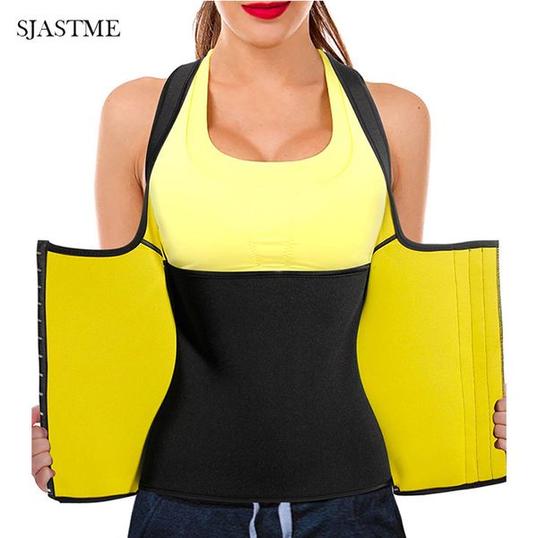 sjastme women neoprene waist trainer vest corset tank sauna body shaper weight loss sweat vest workout slim shapewear, Black;white
sjastme women neoprene waist trainer vest corset tank sauna body shaper weight loss sweat vest workout slim shapewear, Black;white