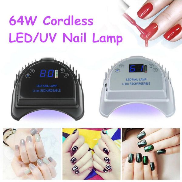 64w cordless rechargeable nail led lamp wireless gel polish dryer uv cure light pedicure lamps cordless nail art lamp
64w cordless rechargeable nail led lamp wireless gel polish dryer uv cure light pedicure lamps cordless nail art lamp
