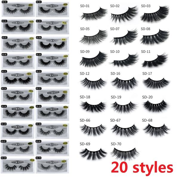 20 styles 3d mink hair false eyelashes thick cross long lashes soft multilayer wispy fake mink eyelashes extension makeup tools
20 styles 3d mink hair false eyelashes thick cross long lashes soft multilayer wispy fake mink eyelashes extension makeup tools
