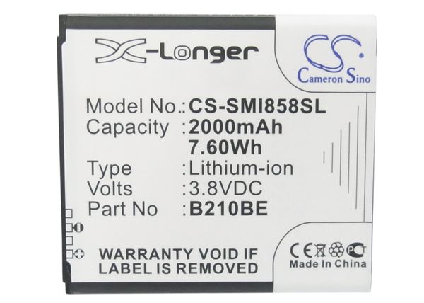 cameron sino 2000mah battery b210bc, b210be, b210bu for samsung galaxy core advance, gt-i8580, shw-m570, shw-m570k, shw-m570s
cameron sino 2000mah battery b210bc, b210be, b210bu for samsung galaxy core advance, gt-i8580, shw-m570, shw-m570k, shw-m570s