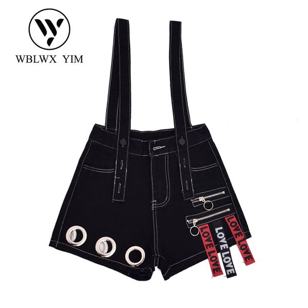 2019 summer new women denim straps shorts fashion sequins ribbon jeans shorts loose womens casual zipper ladies, White;black
2019 summer new women denim straps shorts fashion sequins ribbon jeans shorts loose womens casual zipper ladies, White;black