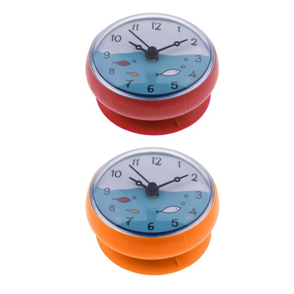 2-pack bathroom clock waterproof kitchen mini bath wall clock time display
2-pack bathroom clock waterproof kitchen mini bath wall clock time display