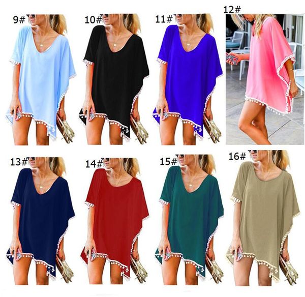 new fashion chiffon tassel dresses women summer t-shirt beach dress short sleeve casual mini dress shirt blouse women apparel a22204, White
new fashion chiffon tassel dresses women summer t-shirt beach dress short sleeve casual mini dress shirt blouse women apparel a22204, White