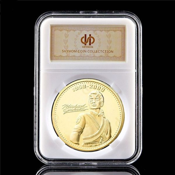 commemorative medal coin king of populor songs michael jackson 1oz gold plated souvenir coin w/pccb box
commemorative medal coin king of populor songs michael jackson 1oz gold plated souvenir coin w/pccb box