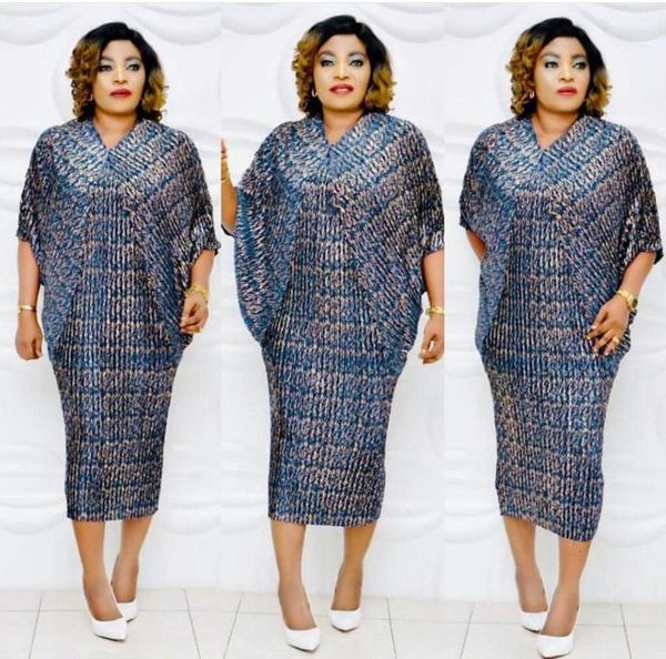size new style african women's clothing dashiki fashion gilt heavy embossed v-neck bat sleeve loose dress, Red
size new style african women's clothing dashiki fashion gilt heavy embossed v-neck bat sleeve loose dress, Red