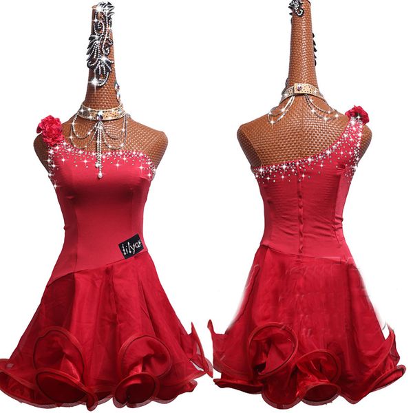 stage wear latin dance dress women girls red lace rhinestone ballroom salsa tango professional costume, Black;red
stage wear latin dance dress women girls red lace rhinestone ballroom salsa tango professional costume, Black;red